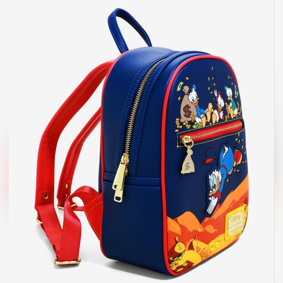 Loungefly Disney DuckTales Gold Coins Mini Backpack - Picture 3 of 5